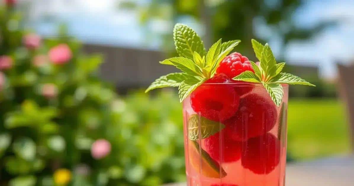 Alkoholfreier Himbeer-Drink: Einer, den ich liebe!