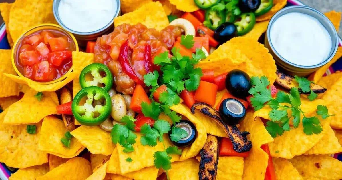 Beliebte Beilagen zu nachos mit käse und guacamole