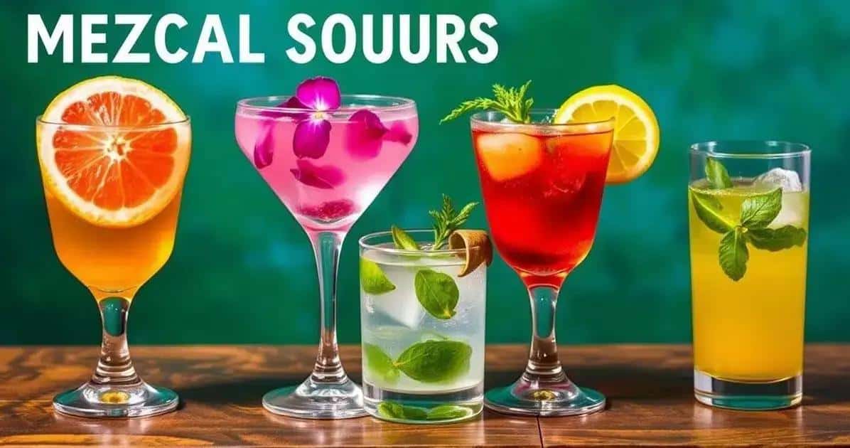 Besondere Variationen des Mezcal Sour