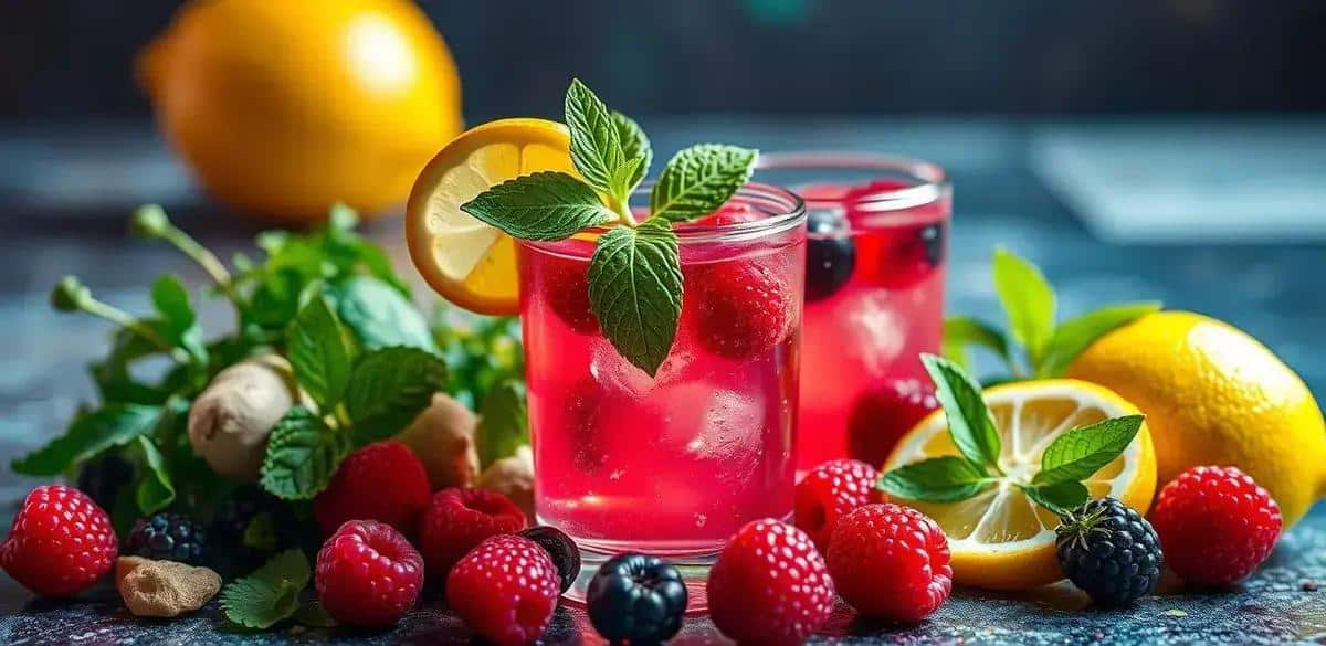 Besondere Zutaten für Beerenlimonade