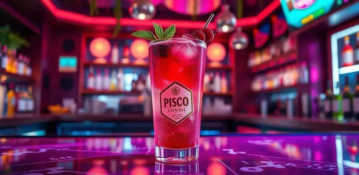 Besonderheiten von Pisco mit Beerenlikör und Soda