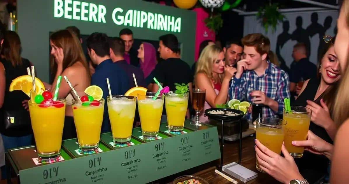 Bier-Caipirinha für Partys