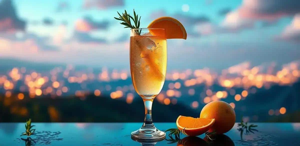 Champagner mit Mango-Sekt und Rosmarin: Ein erfrischender Twist