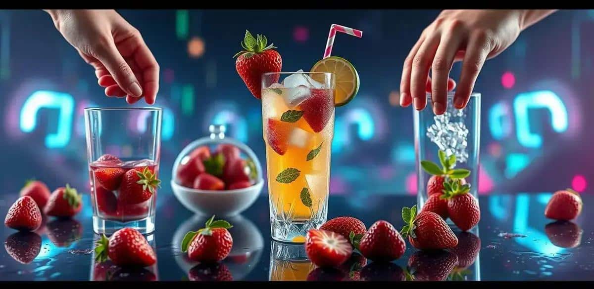 Detaillierte Zubereitung der Erdbeer-Caipirinha