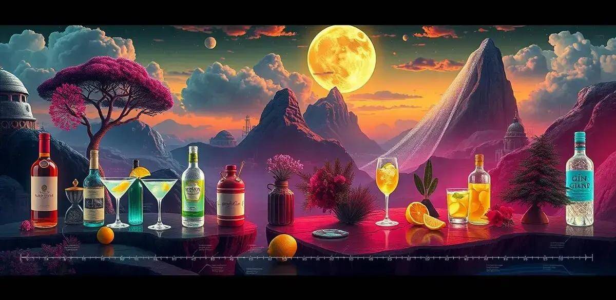 Die Geschichte von Gin mit Zitronenlimonade
