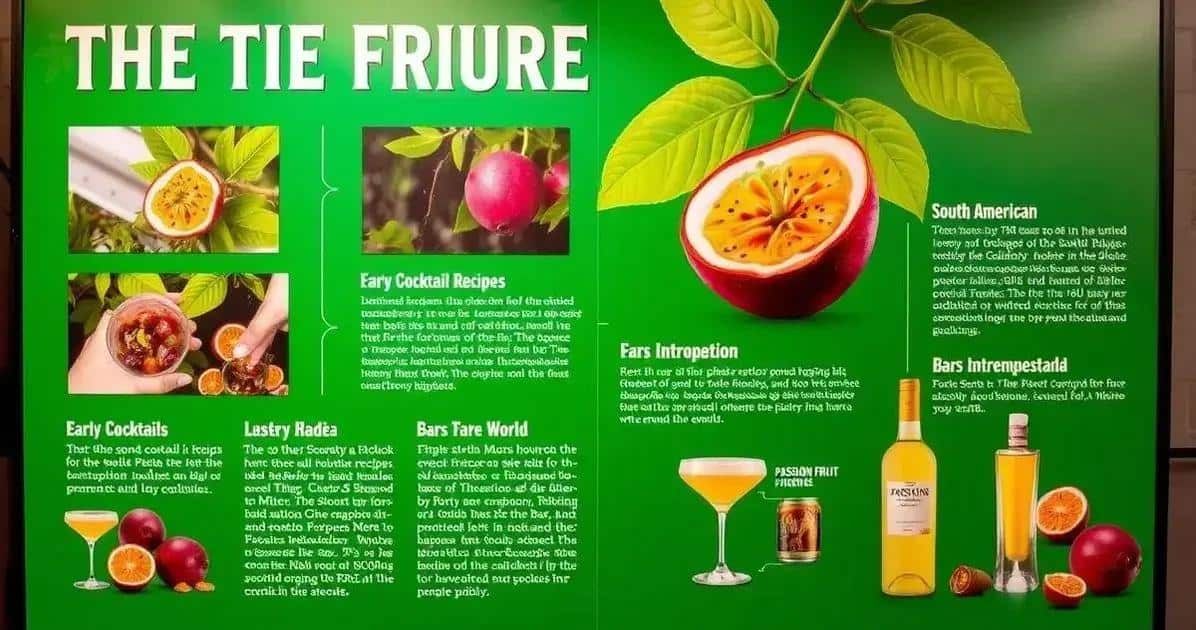 Die Herkunft des Passionsfrucht-Cocktails