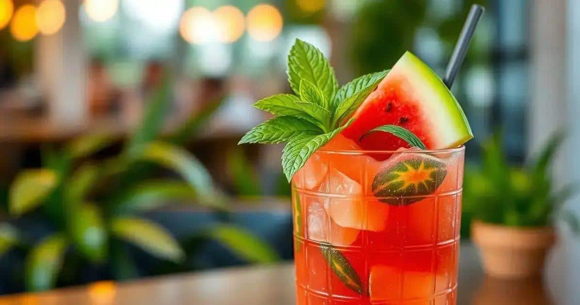 Die Originalität des Sommercocktails