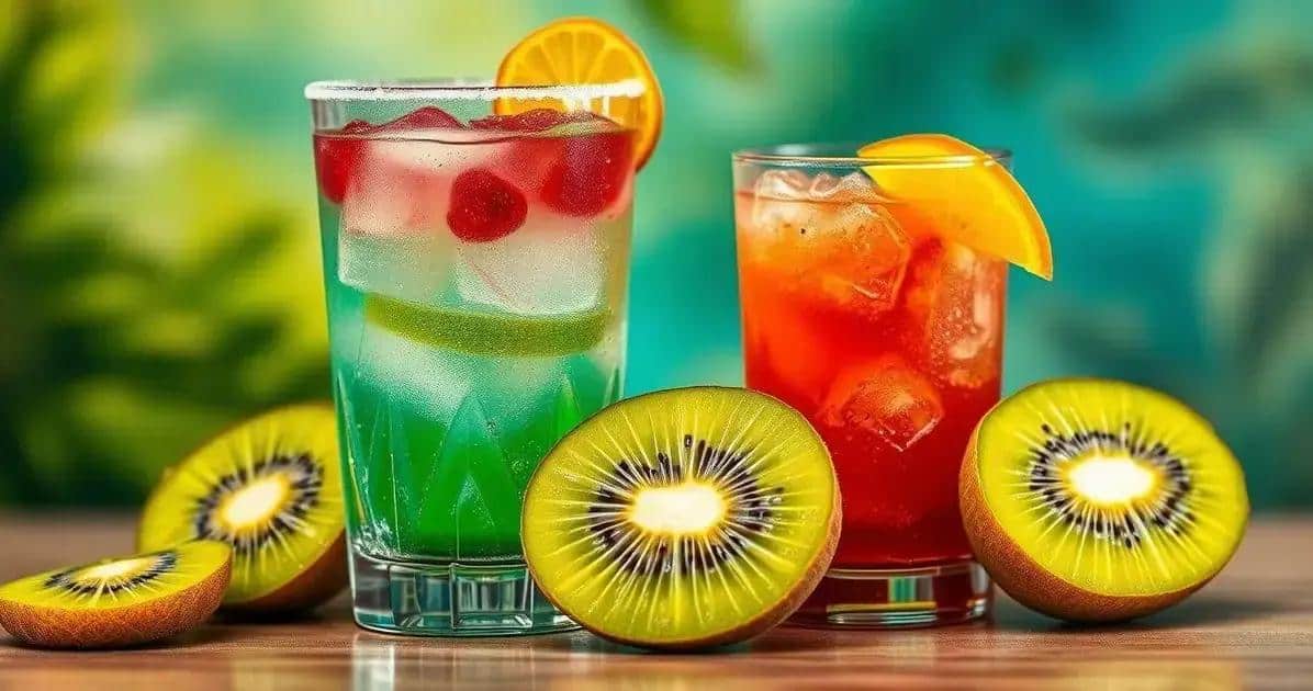 Die Verbindung zwischen Kiwi und Caipiroska