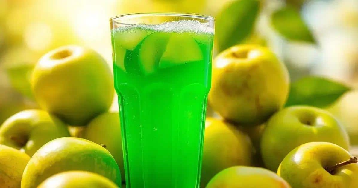 Energydrink mit grünem Apfelsirup: Ein Rezept, das jeden belebt!