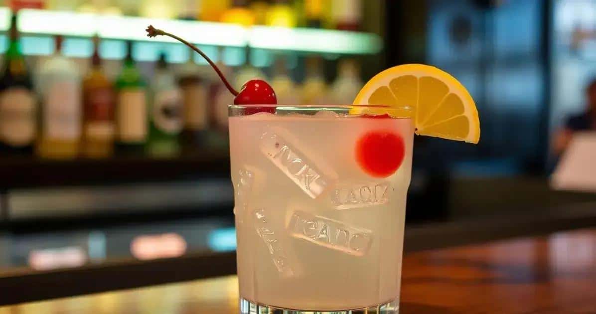 Gin Sour mit Eiweiß und Kirschlikör: Ein klassischer Twist gegen die Hitze!