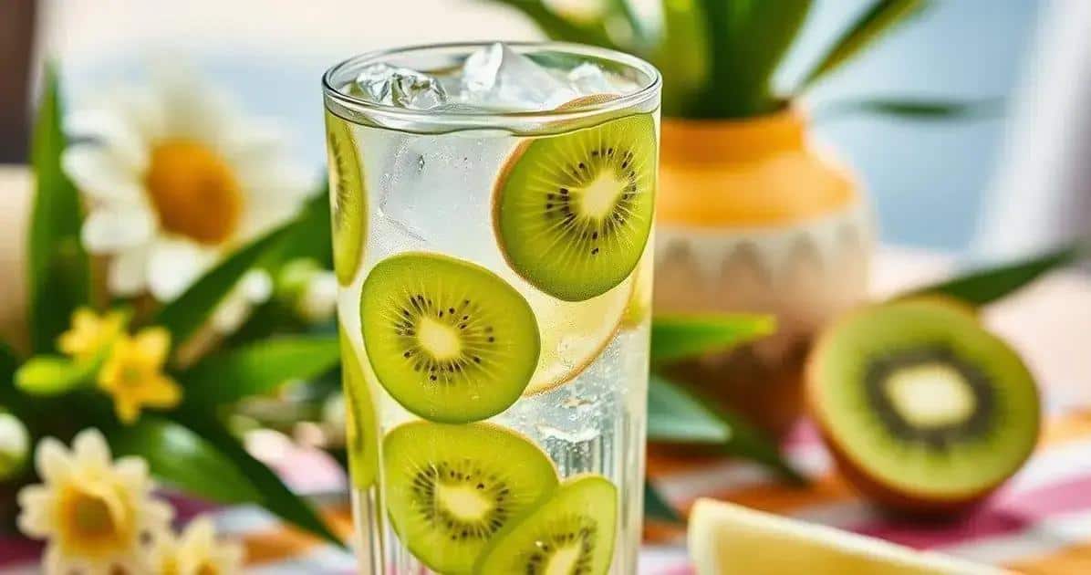 Gin Tonic mit Kiwi: Grün, frisch und voller Geschmack!