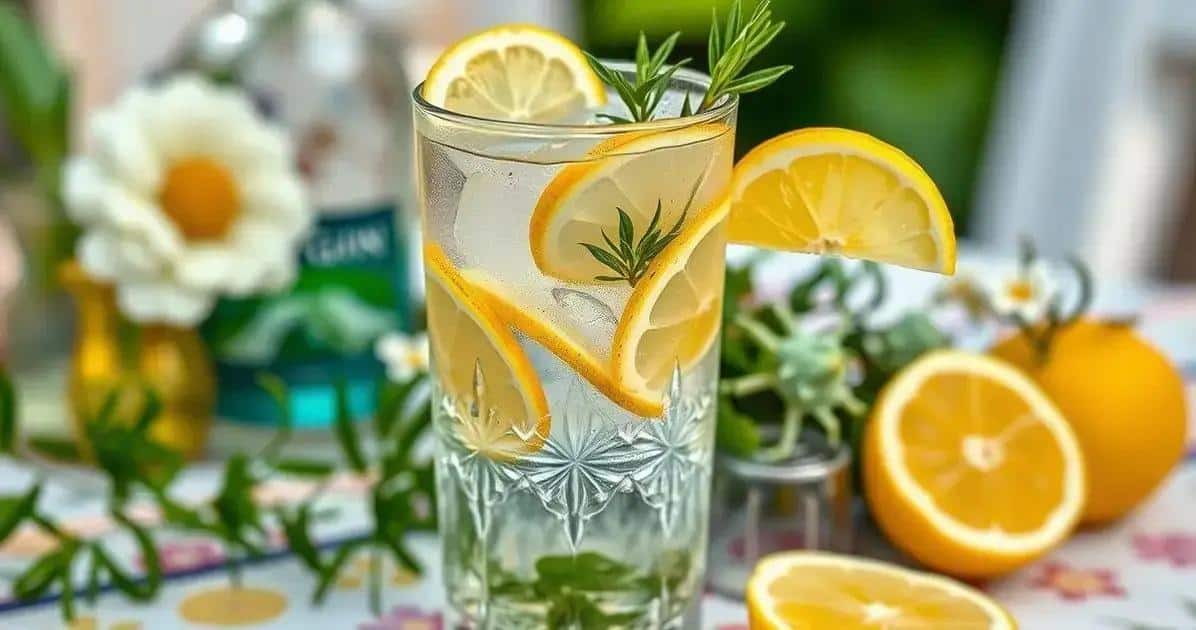 Gin Tonic mit sizilianischer Zitrone: Ein erfrischender Twist, den du probieren musst!