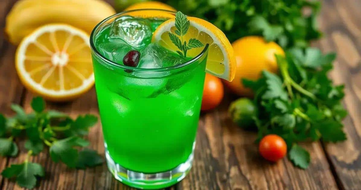 Grüner Apfel-Wodka-Drink: Lecker und stilvoll!