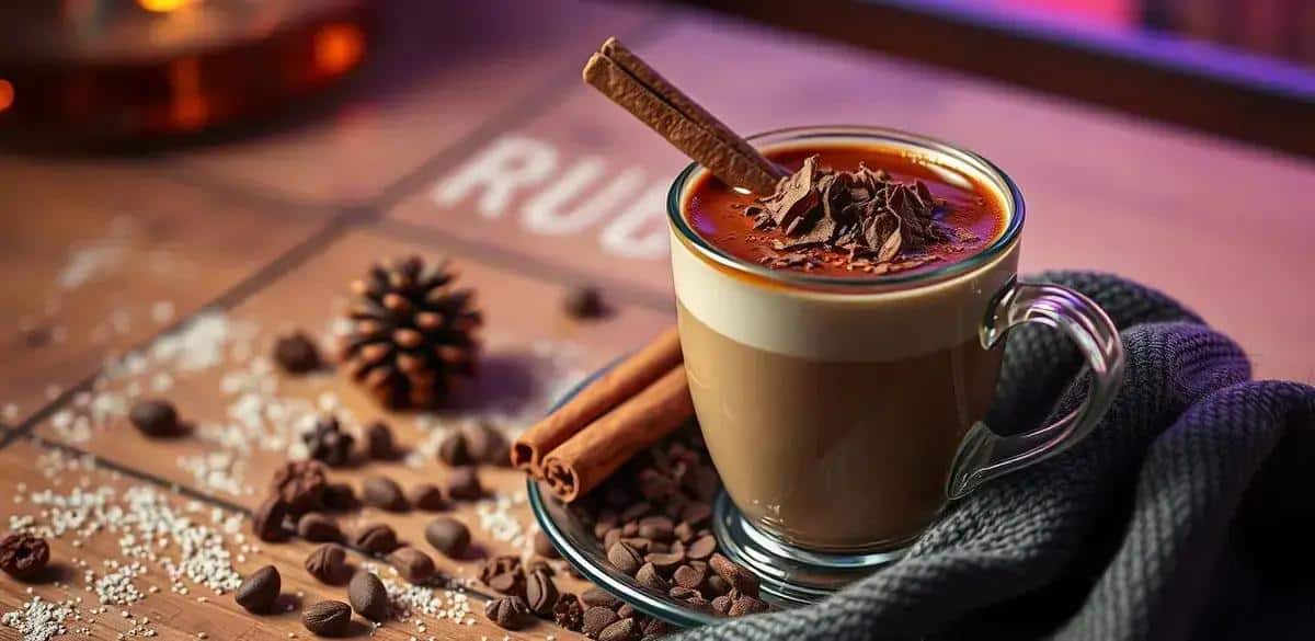 Kaffee mit Rum und Schokoladenraspeln: Ein Geschmackserlebnis der besonderen Art