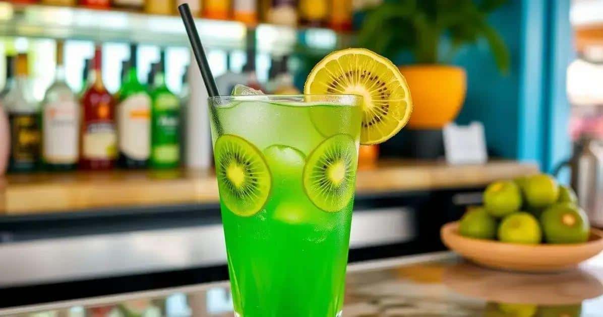 Kiwi-Caipiroska: Lerne, wie du diesen superleckeren Drink zubereitest!