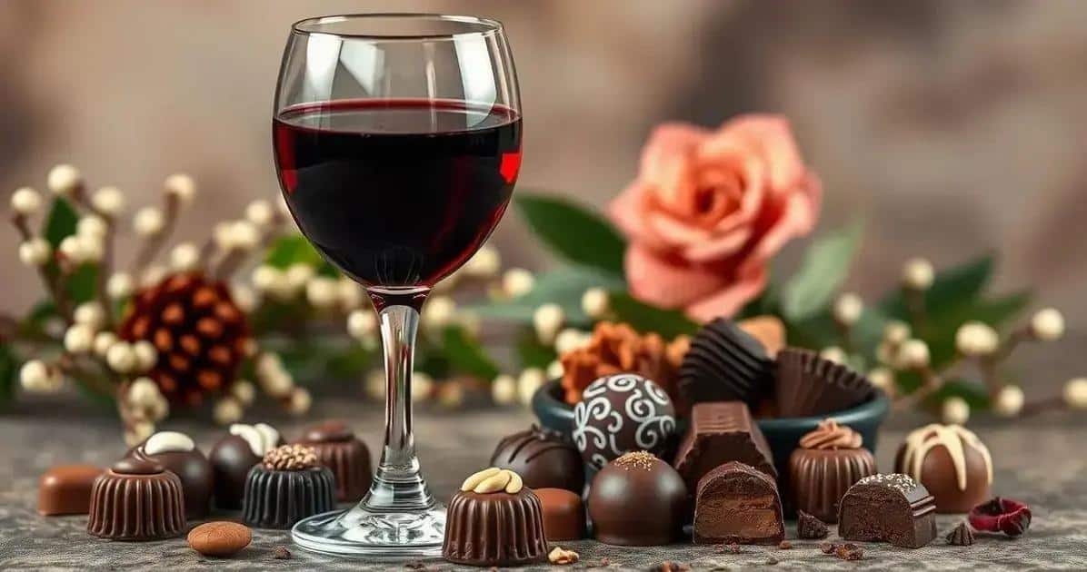 Kombination von Schokolade mit Rotwein