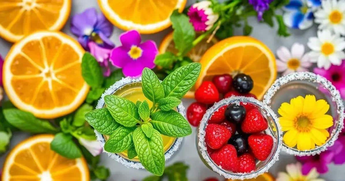 Kreative Garnierungen für den perfekten Drink