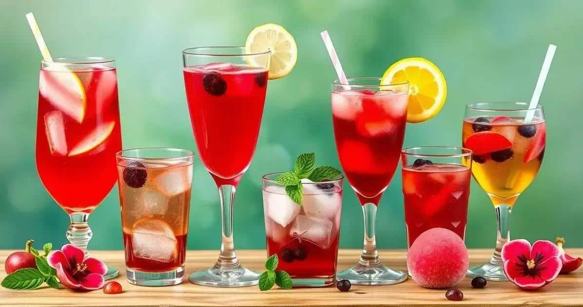 Kreative Möglichkeiten mit Hibiskustee