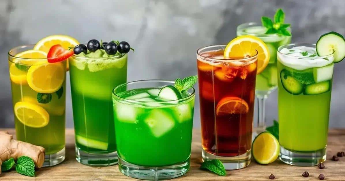 Kreative Variationen des Grüntee-Cocktails