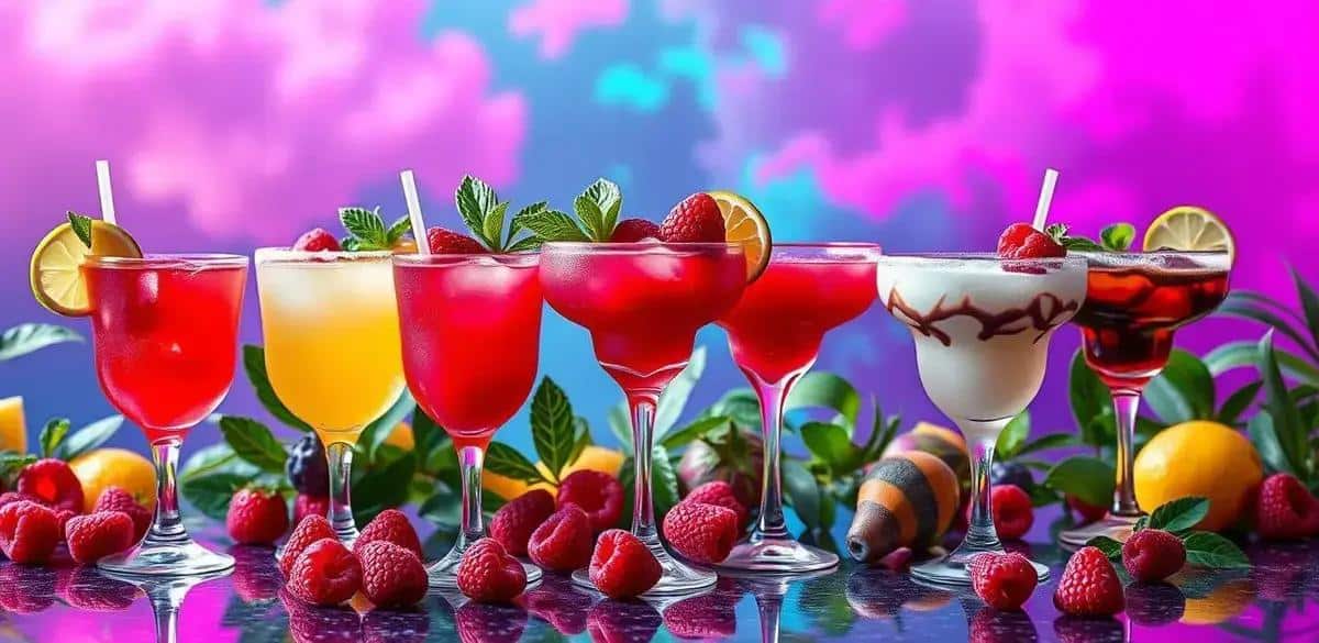 Kreative Variationen des Himbeer-Daiquiri