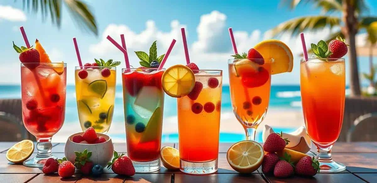 Kreative Variationen des Rum-Punschs mit Ananasschaum