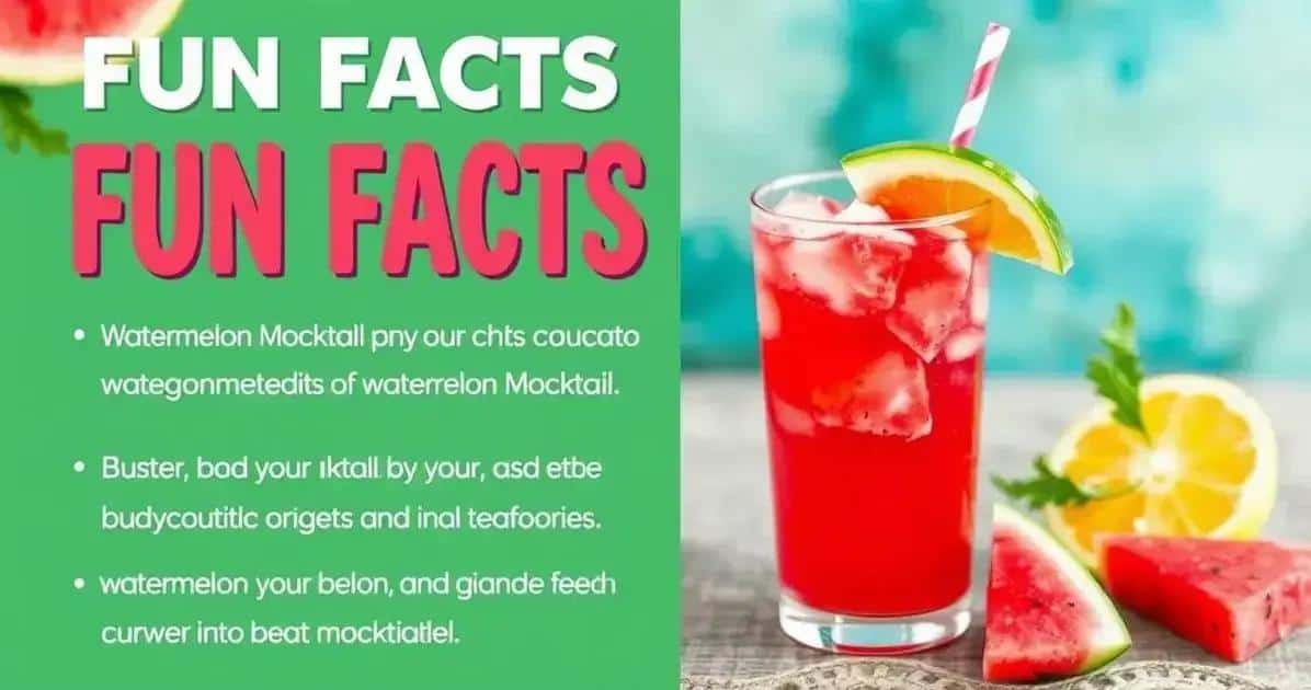 Kuriositäten rund um den Wassermelonen-Mocktail