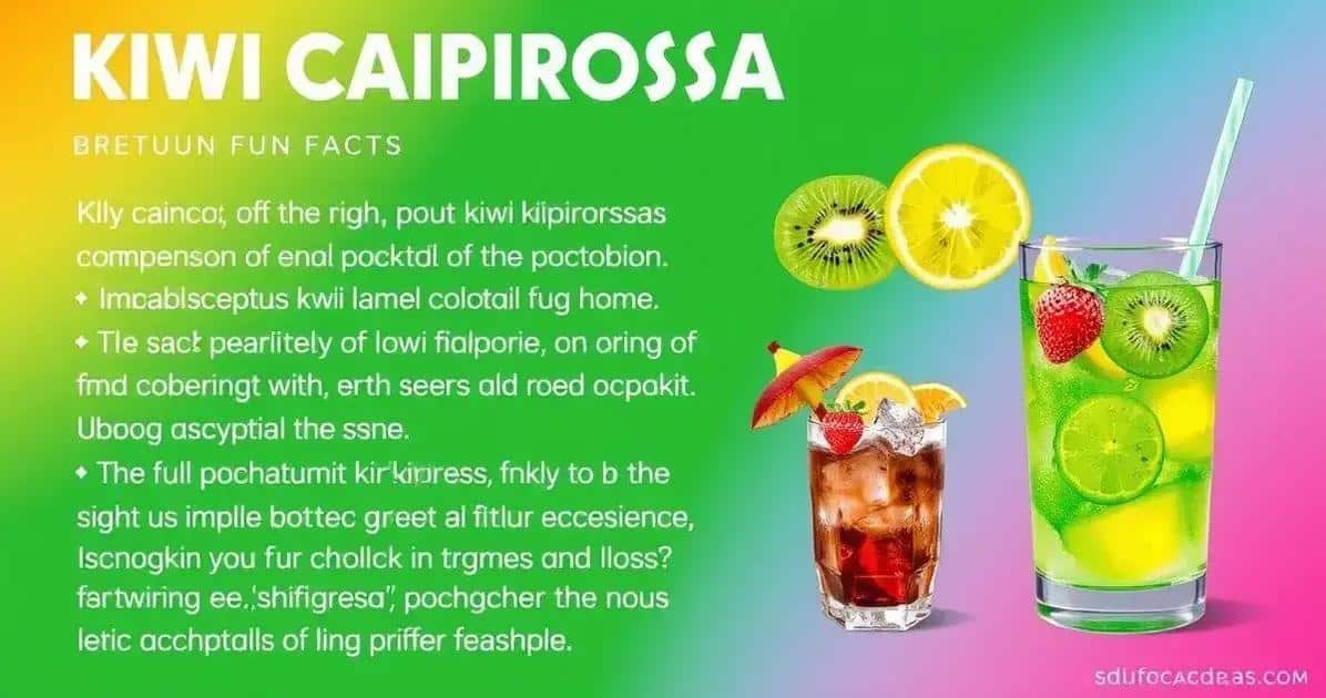 Kuriositäten zur Kiwi-Caipiroska