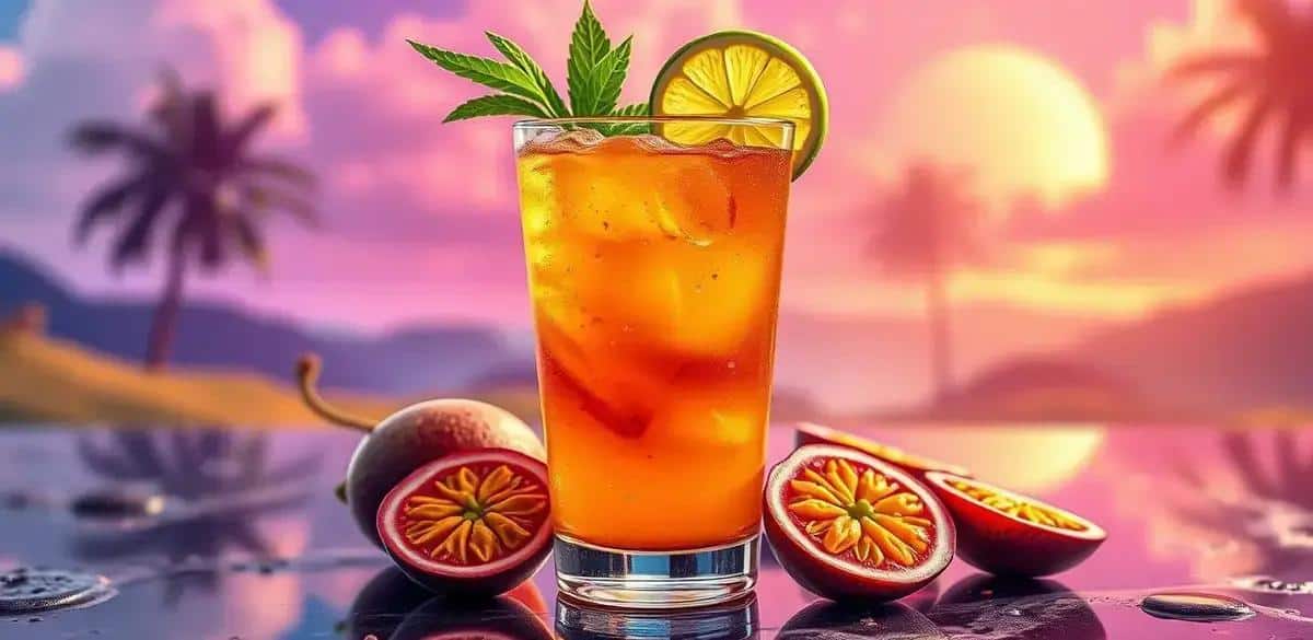 Passionsfrucht-Caipirinha mit braunem Zucker: Eine tropische Variante des Klassikers