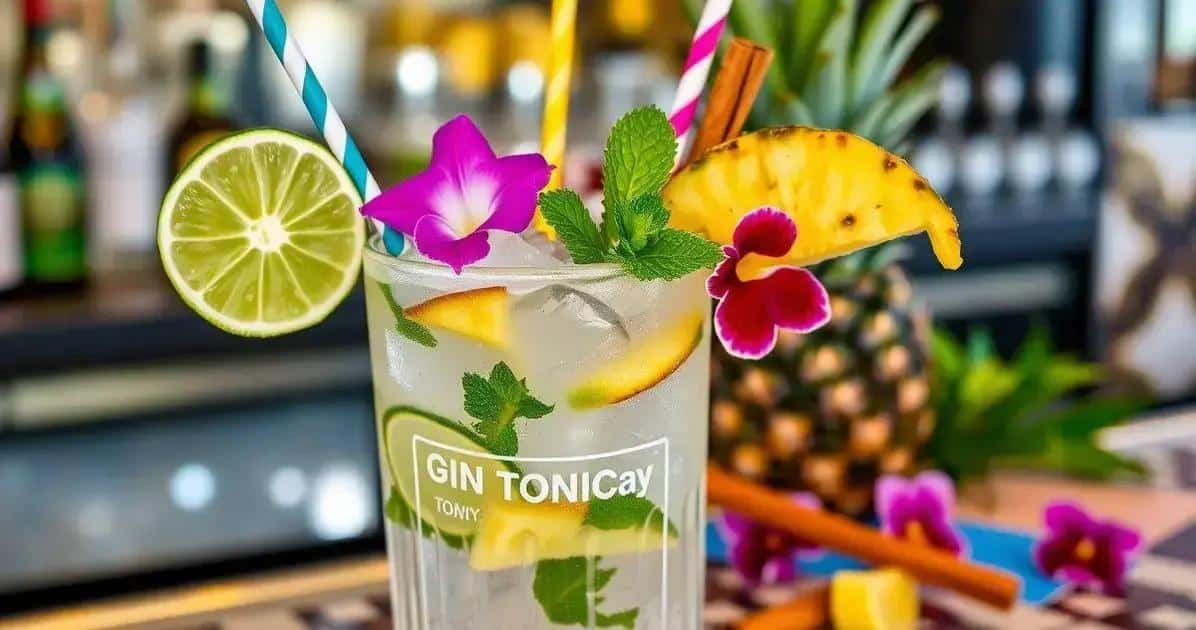 Perfekte Garnierungen für Gin Tonic mit Kokoslikör