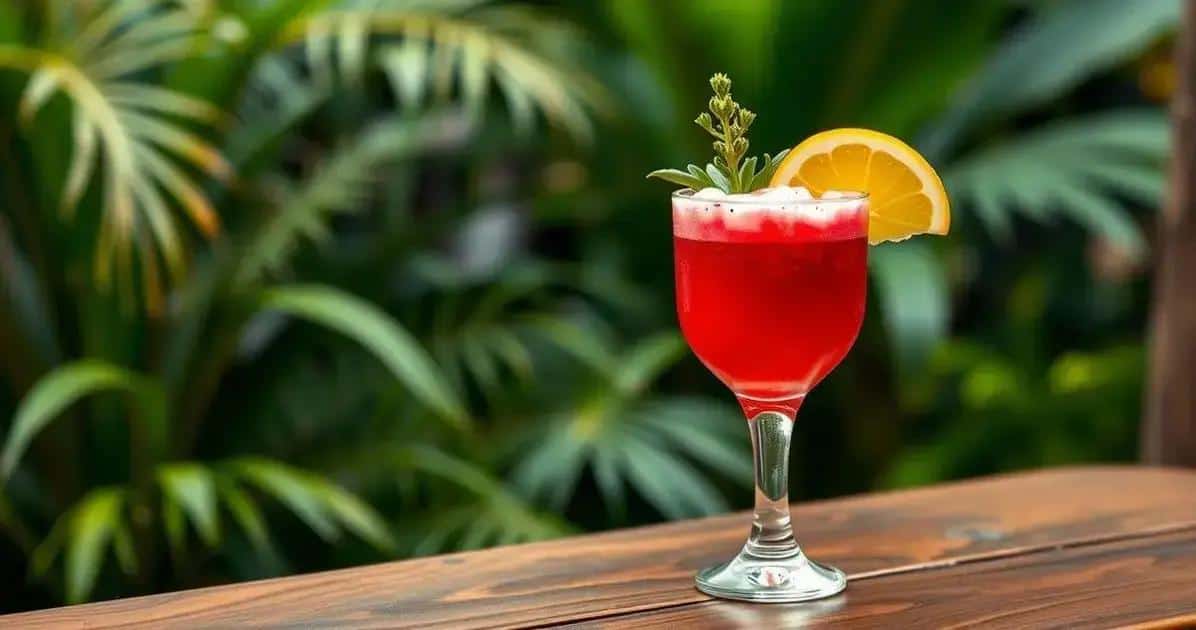 Pisco Sour mit Hibiskusschaum: Ein frischer Twist des Klassikers!
