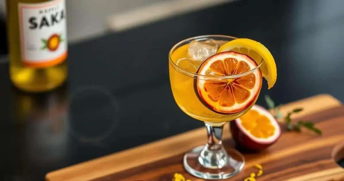 Präsentation des Drinks