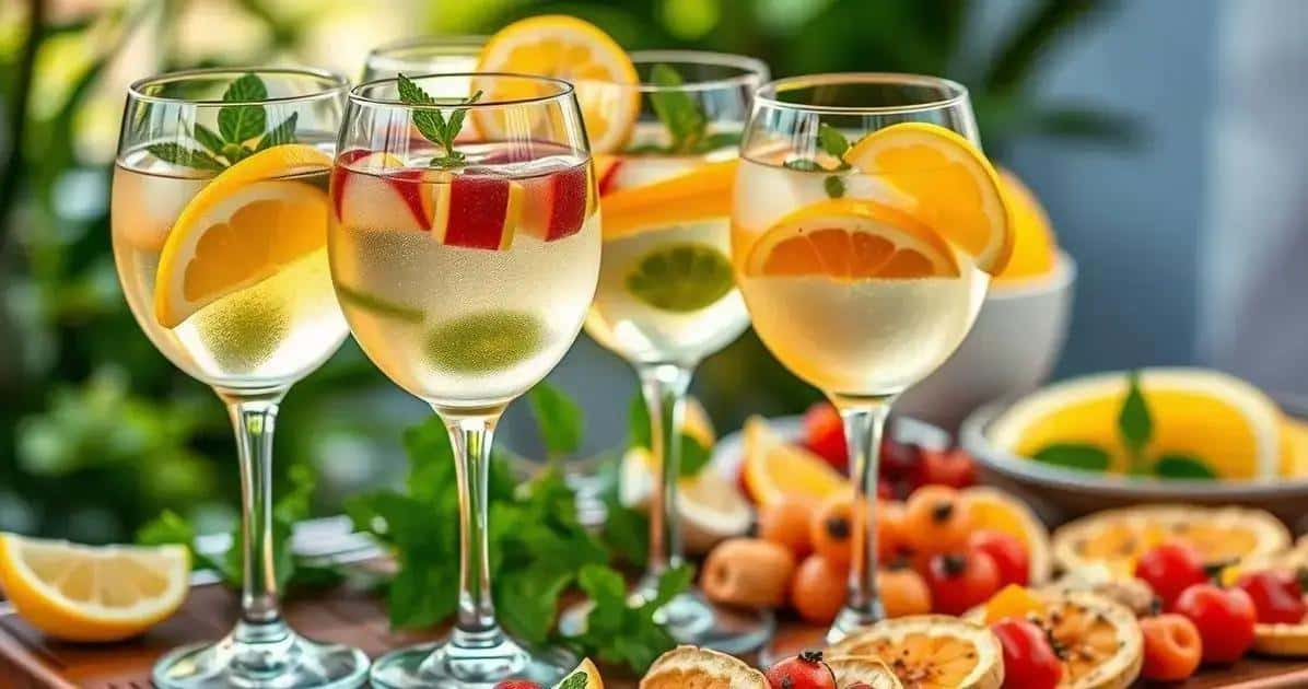 Serviervorschläge für Sangria mit Weißwein