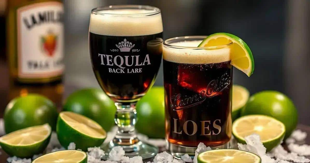 Tequila mit dunklem Bier: Entdecke den mutigen und unvergesslichen Cocktail!