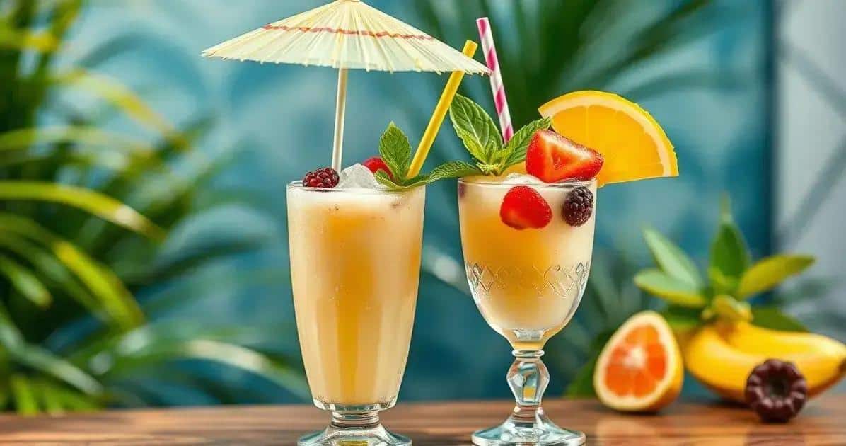 Tipps zur Dekoration von alkoholfreien Cocktails
