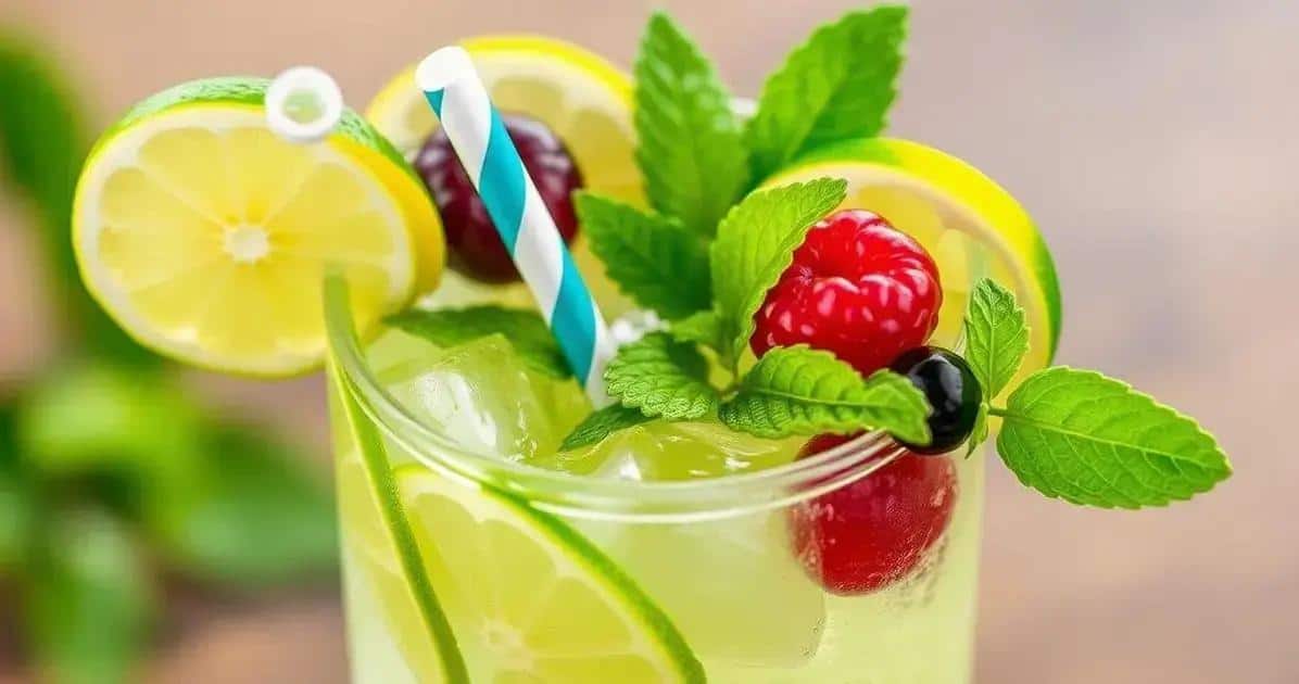 Tipps zur perfekten Garnierung für die Sprite-Caipirinha ohne Alkohol