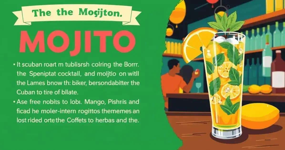 Ursprung des Mango-Mojitos und seine Beliebtheit