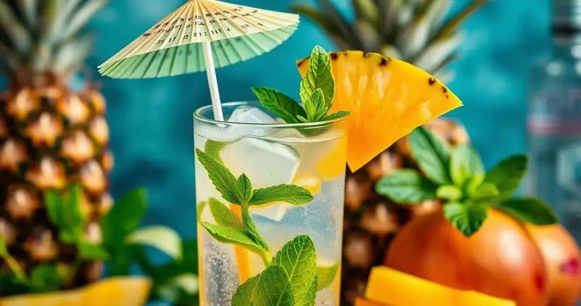 Variation des klassischen Gin Tonic: Kokoslikör hinzufügen