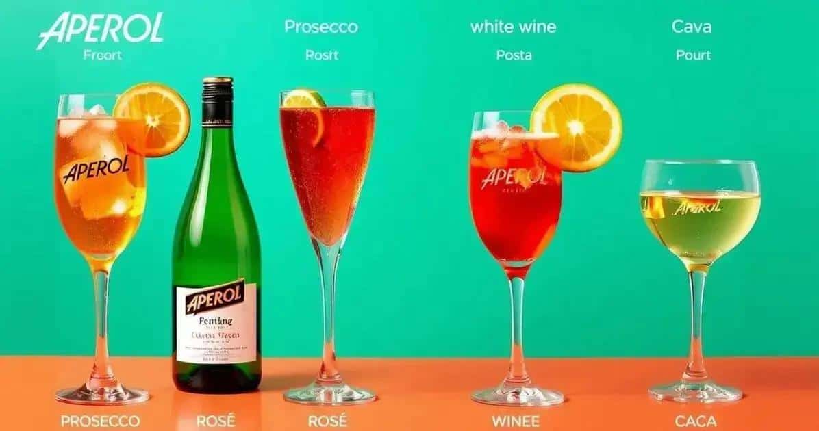 Variation des Rezepts: Aperol mit anderen Weinen