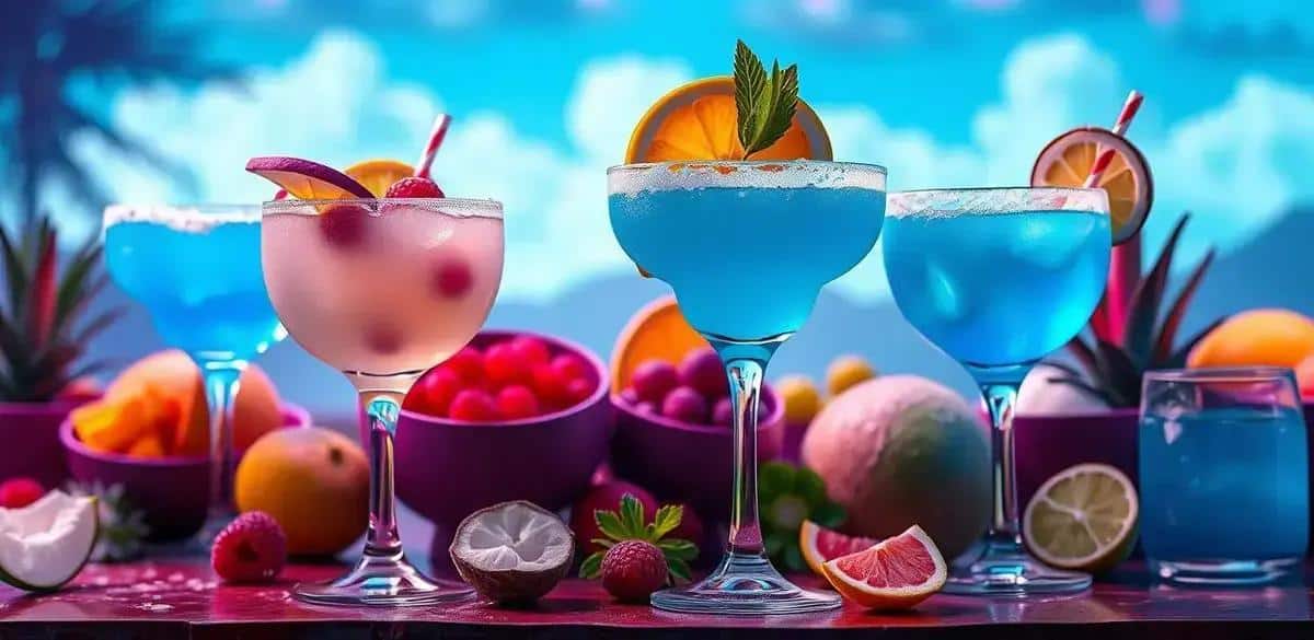 Variationen der Blaue Margarita