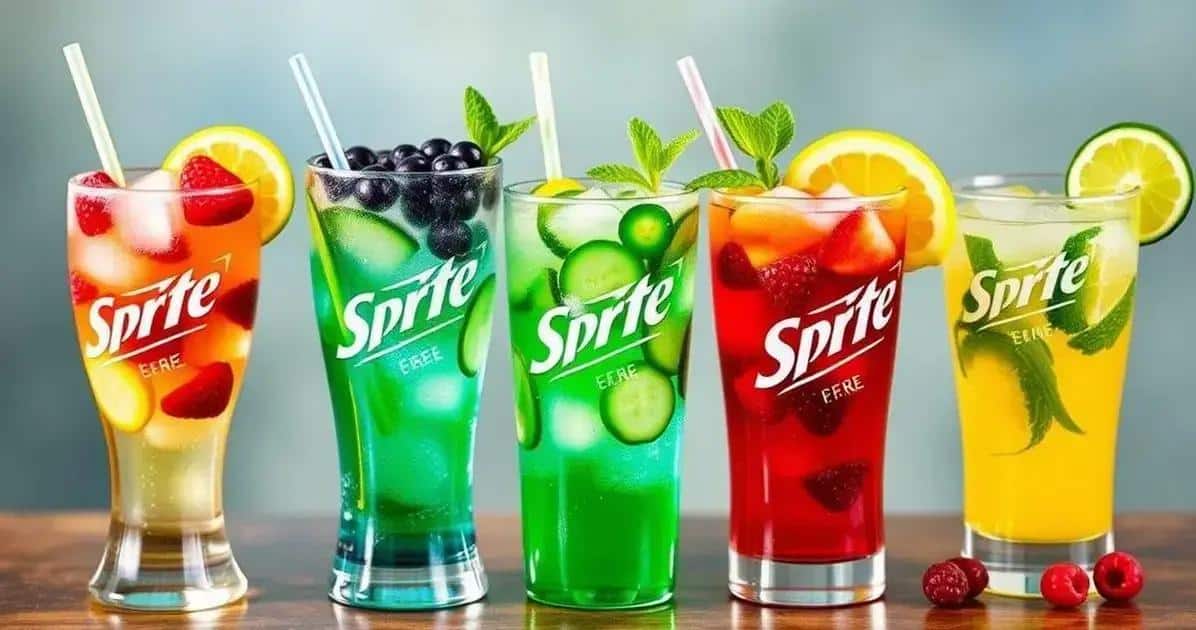 Variationen der Sprite-Caipirinha ohne Alkohol