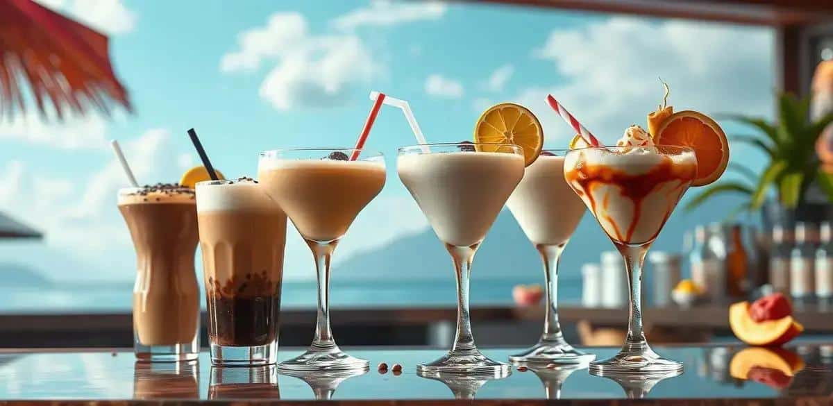 Variationen des Cappuccino-Daiquiri