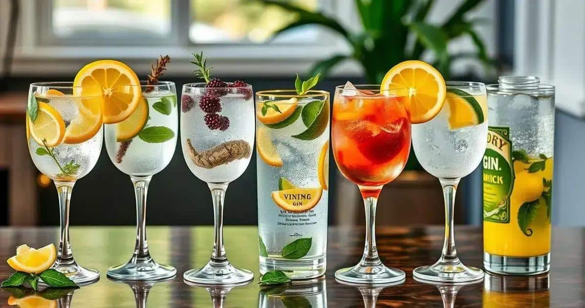 Variationen des Gin Tonic mit sizilianischer Zitrone