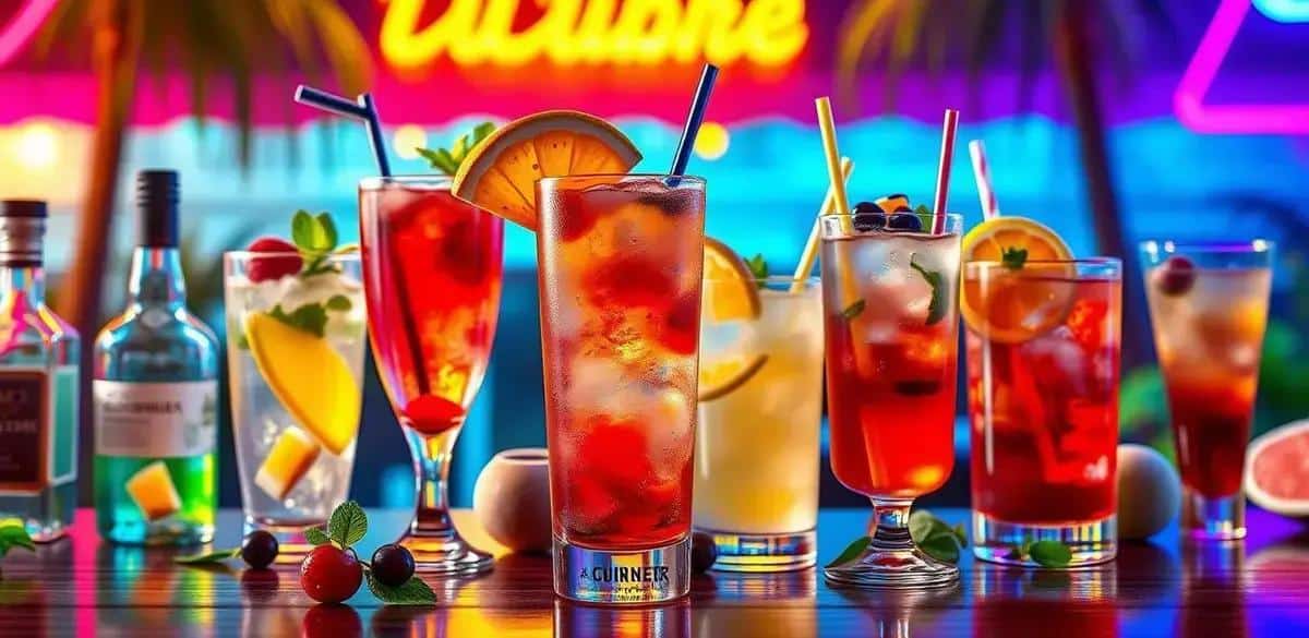 Variationen des klassischen Cuba Libre mit Sprite