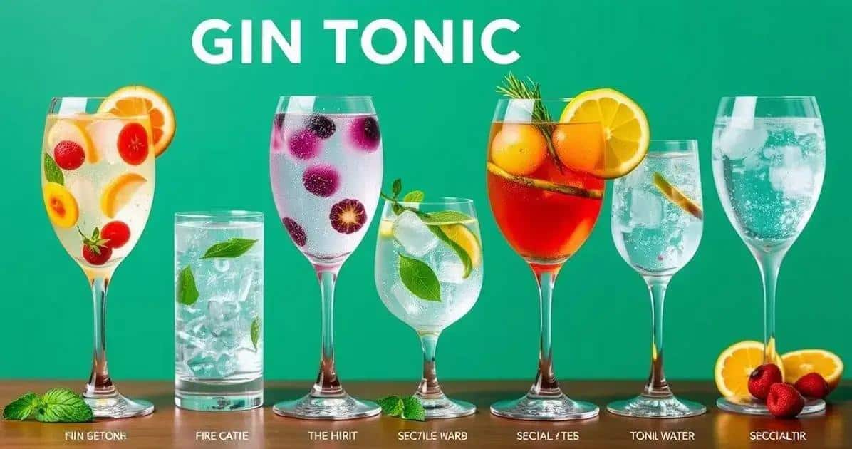 Variationen des klassischen Gin Tonic
