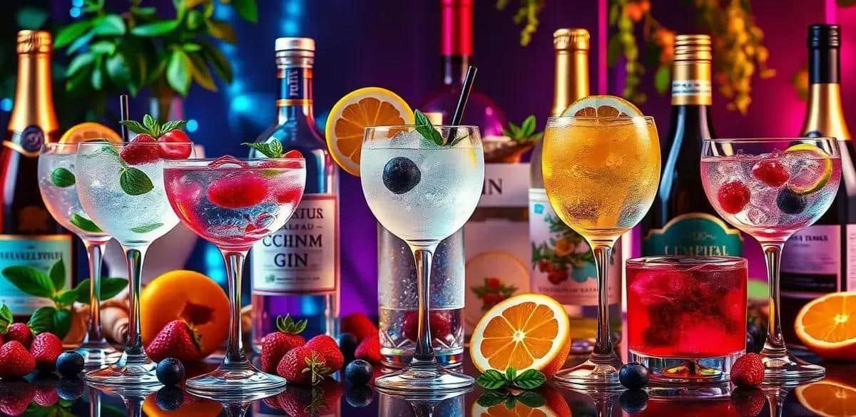 Variationen des Rezepts für Gin mit Sekt und Mangosaft