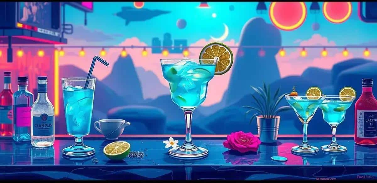 Vorbereitungsmethode für die perfekte Blaue Margarita