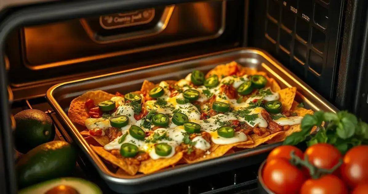 Vorbereitungsprozess für nachos mit käse