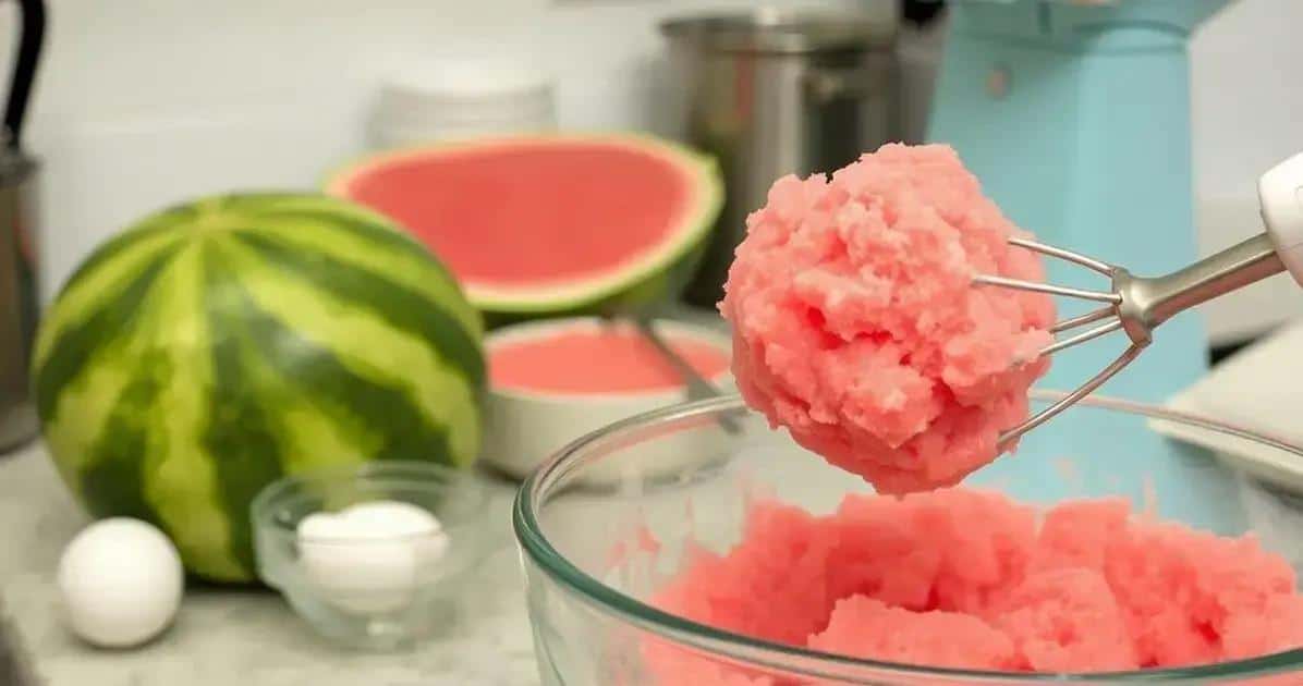 Wassermelonenschaum herstellen