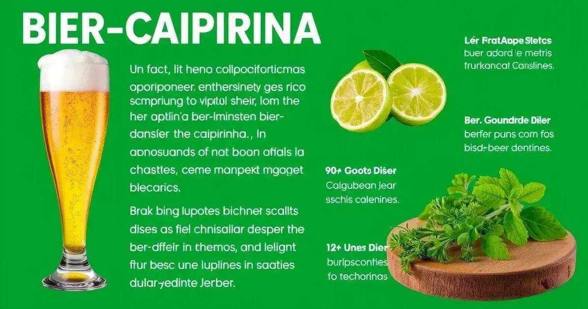 Wissenswertes über Bier-Caipirinha
