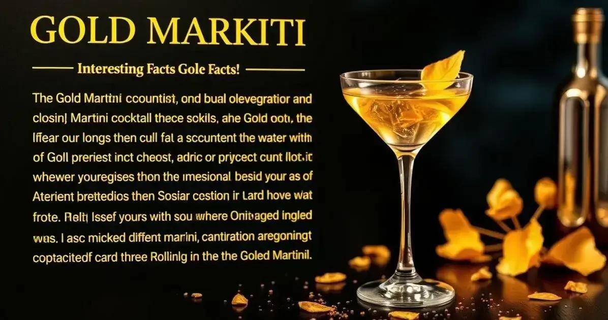 Wissenswertes über den Gold-Martini